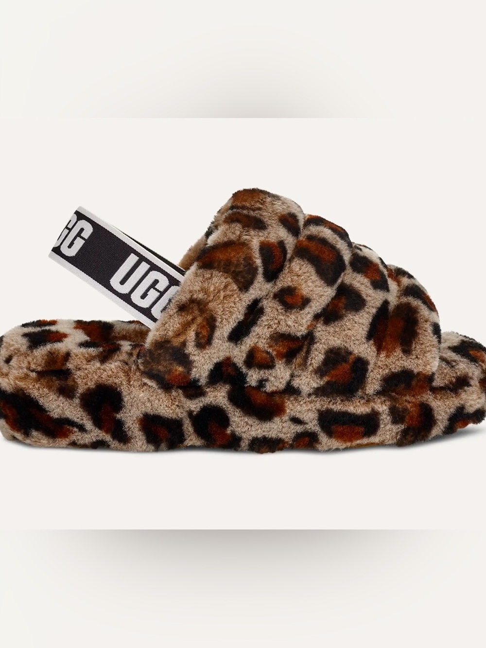 UGG Fluff Yeah Leopard Slippers